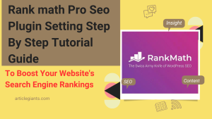 Boost Your Site's SEO with RankMath Simple & Powerful