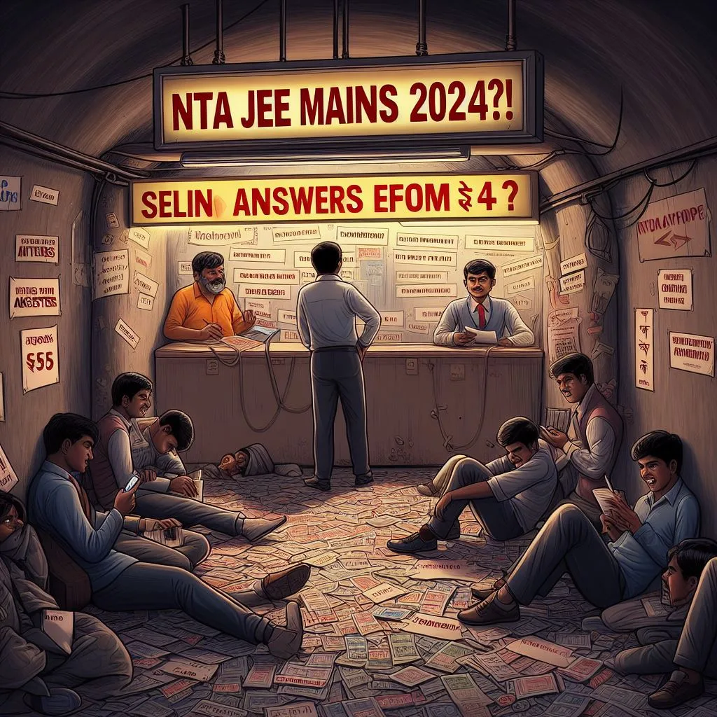 NTA JEE Mains 2024 LEAKED Inside the underground network selling answers for 1 rupee