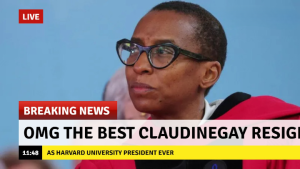 OMG!The Best CLAUDINE GAY RESIGNS AS HARVARD UNIVERSITY PRESIDENT Ever