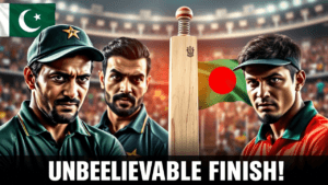 Pakistan vs Bangladesh A Thrilling Rivalry Resumes on the Cricket Field