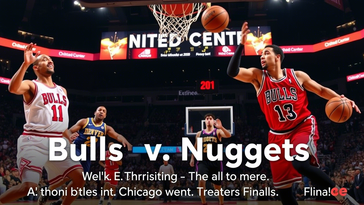 Bulls vs Nuggets A Thrilling Showdown in Chicago’s West Coast Finale