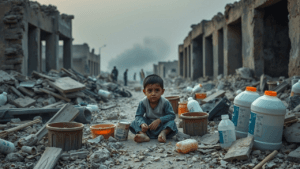 create a reslistic thumbnail The Ongoing Human Tragedy Unpacking the Yemen Humanitarian Crisis