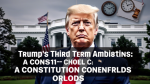 Trumps Third Term Ambitions A Constitutional Conundrum Unfolds