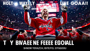 Alex Ovechkin Ties Wayne Gretzkys NHL Goal Record A Historic Night in Washington