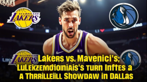 Lakers vs. Mavericks Luka Dončić’s Emotional Return Ignites a Thrilling Showdown in Dallas