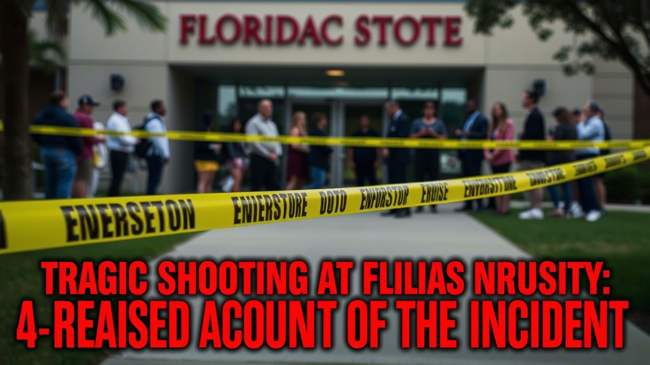 Tragic Shooting at Florida State University A Detailed Account of the 2025 Incident