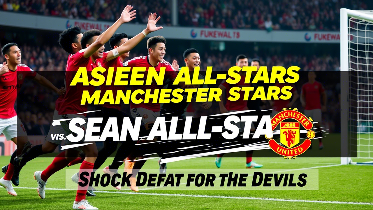 ASEAN All-Stars vs Manchester United A Historic Friendly Ends in Shock Defeat for the Red Devils