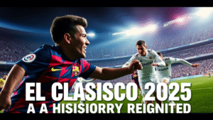 El Clásico 2025 Barcelona - Real Madrid - A Historic Rivalry Reignited