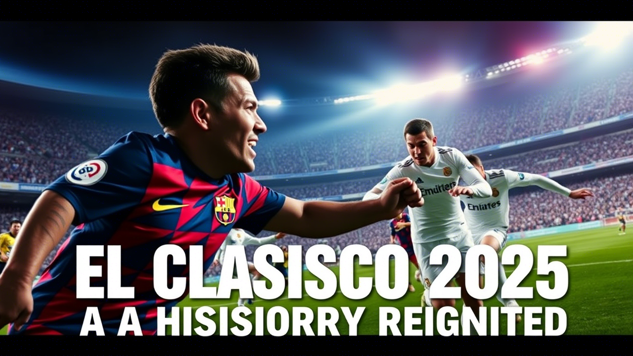 El Clásico 2025 Barcelona - Real Madrid - A Historic Rivalry Reignited