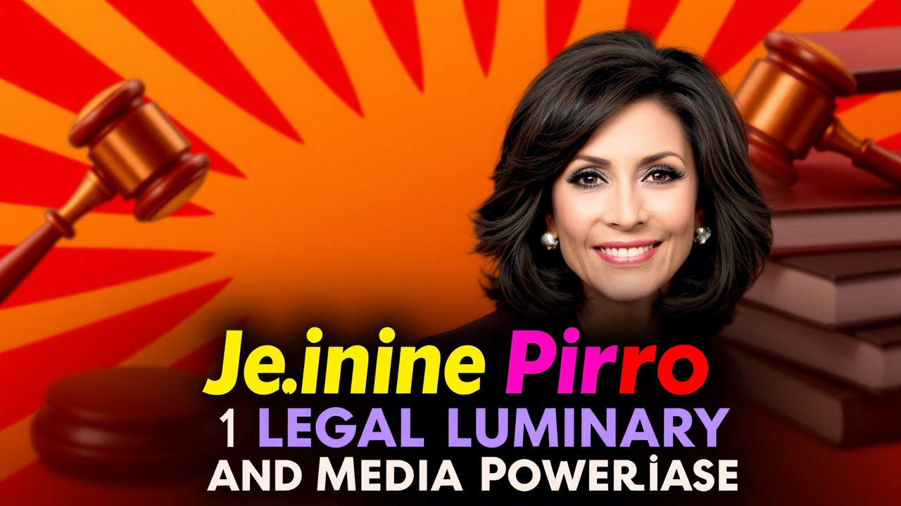 Jeanine Pirro A Legal Luminary and Media Powerhouse