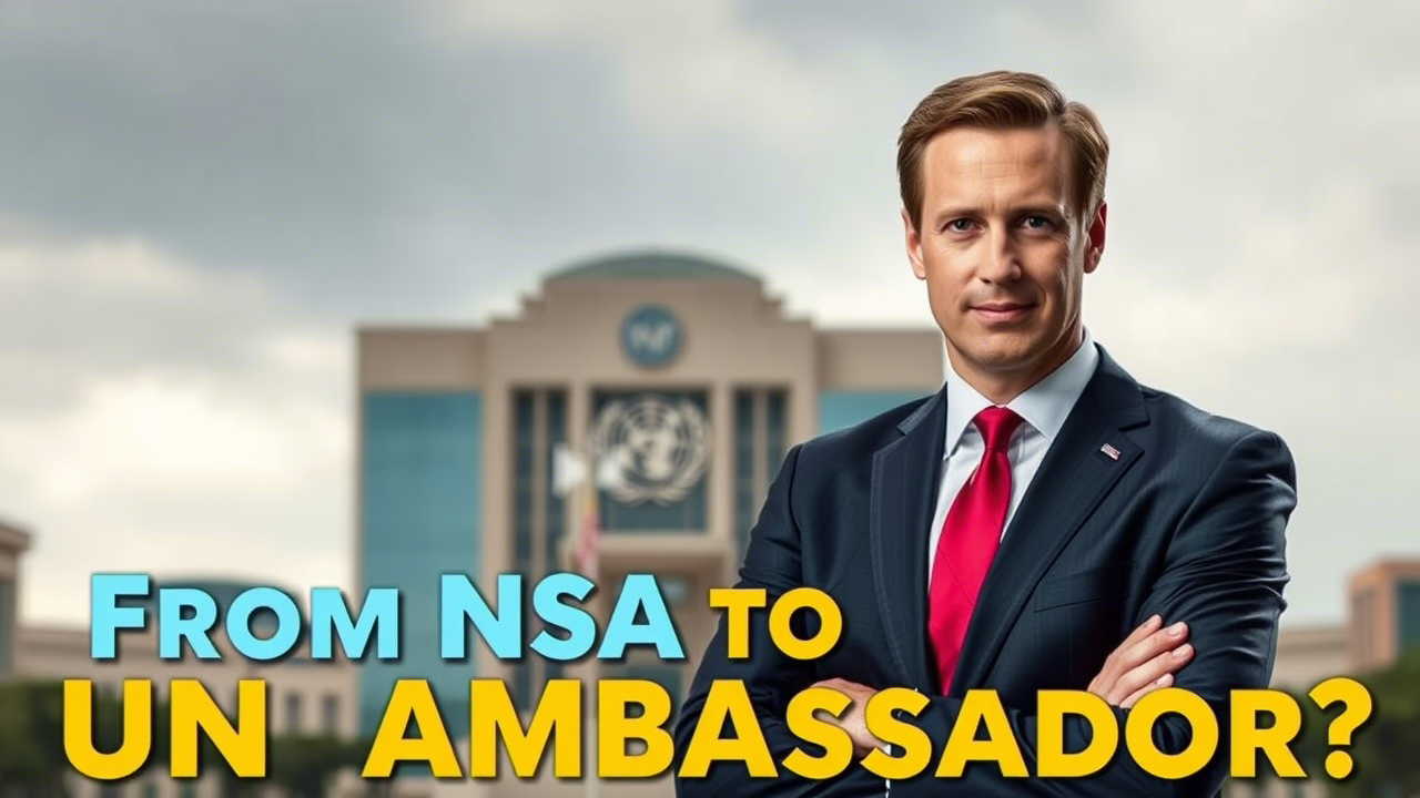 Mike Waltz From National Security Advisor to UN Ambassador Nominee