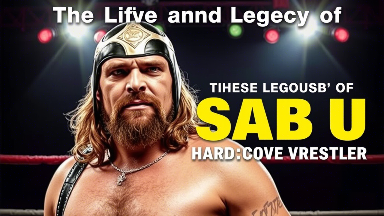 The Life and Legacy of Sabu Hardcore Wrestling Pioneer Passes at 60