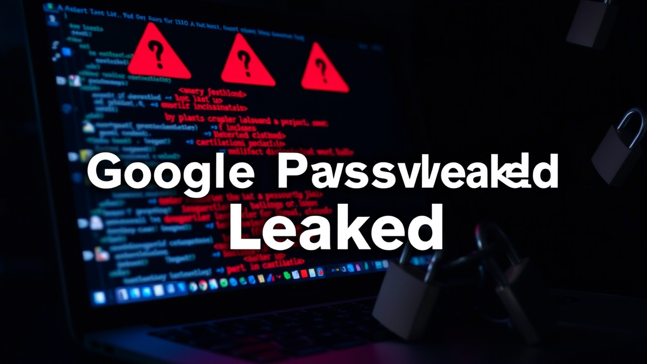 Google Passwords Leaked Unprecedented 16 Billion Credential Breach Shocks Cybersecurity World