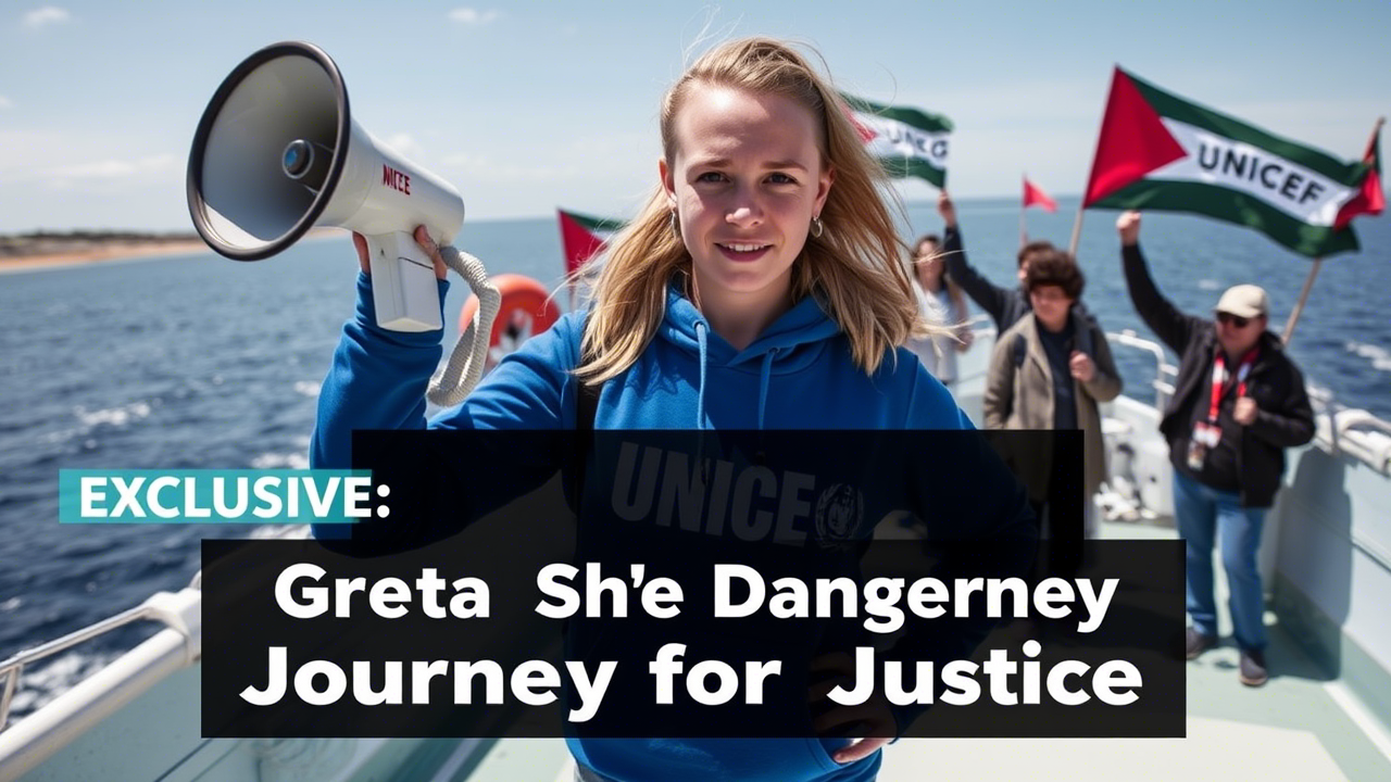 Greta Thunberg Joins Gaza Freedom Flotilla A Bold Mission for Solidarity