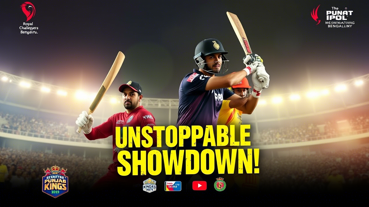 IPL 2025 Final Royal Challengers Bengaluru vs Punjab Kings – A Historic Clash for the Elusive Title