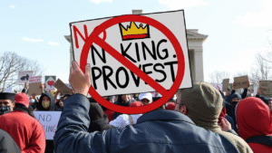 Nationwide No Kings Protest Erupts Across the U.S. in Response to Trump's Policies
