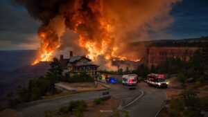 Devastating Wildfire Destroys Historic Grand Canyon Lodge on North Rim