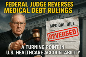 Federal Judge Reverses Medical Debt Rulings A Turning Point in U.S. Healthcare Accountability