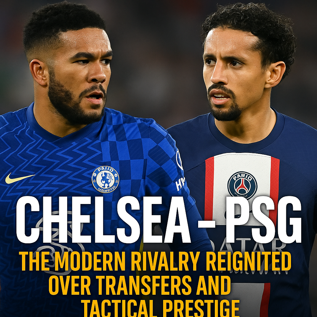 ⚽ Chelsea - PSG The Modern Rivalry Reignited Over Transfers and Tactical Prestige
