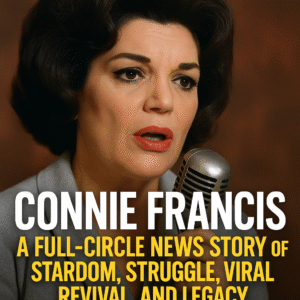 🎤 Connie Francis A Full‑Circle News Story of Stardom, Struggle, Viral Revival, and Legacy