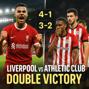 Breaking Liverpool vs Athletic Club – Double Victory, Emotional Tributes & Ngumoha’s Rise