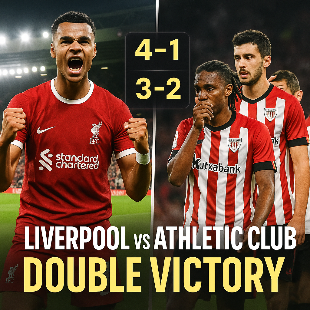 Breaking Liverpool vs Athletic Club – Double Victory, Emotional Tributes & Ngumoha’s Rise