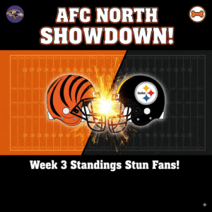 AFC North Shocker: Bengals-Steelers Dead Heat After Wild Week 3!