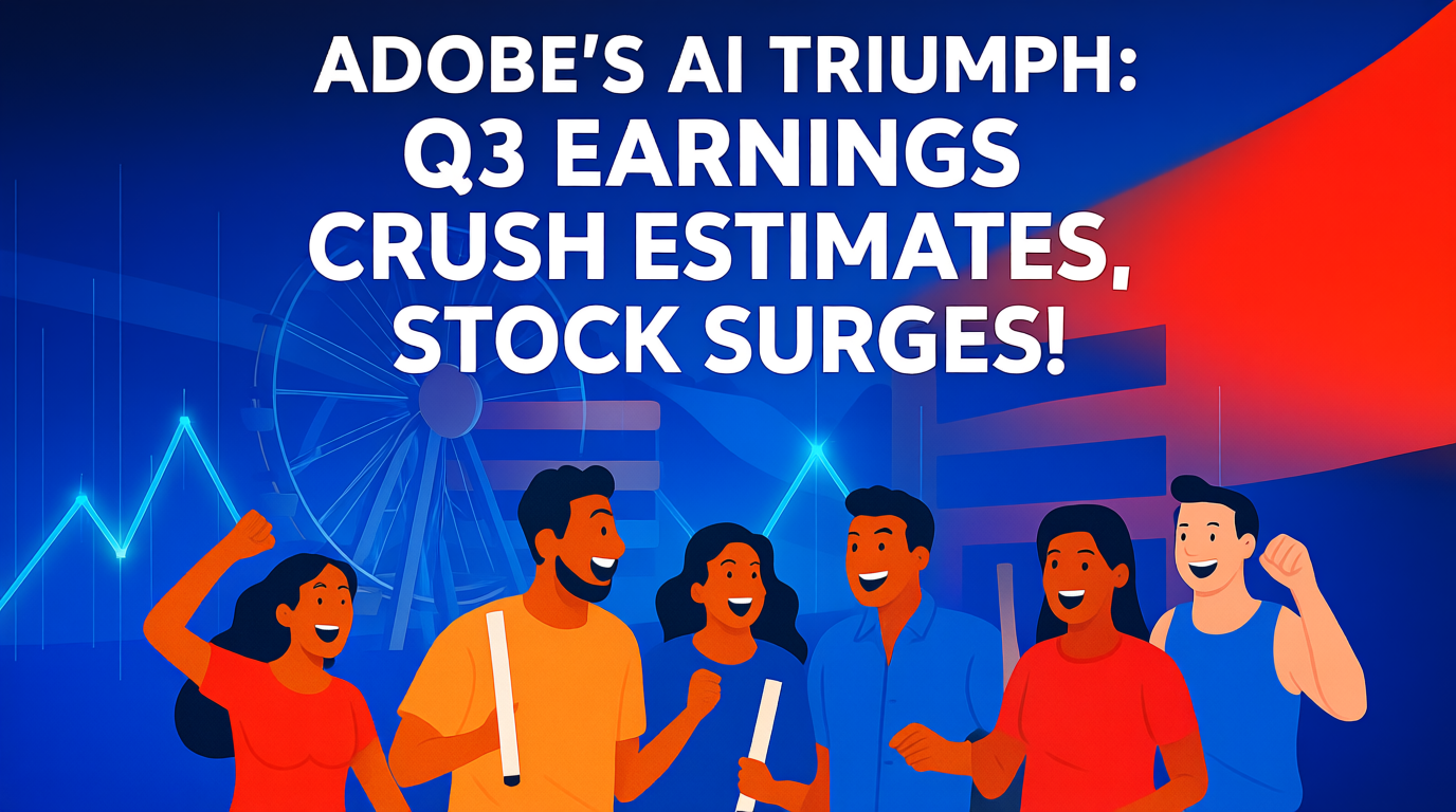 Adobe's AI Triumph Q3 Earnings Crush Estimates, Stock Surges!