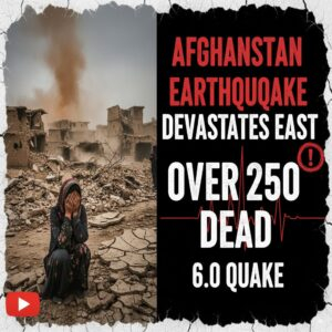 Afghanistan Earthquake Devastates East Over 250 Dead in 6.0 Quake