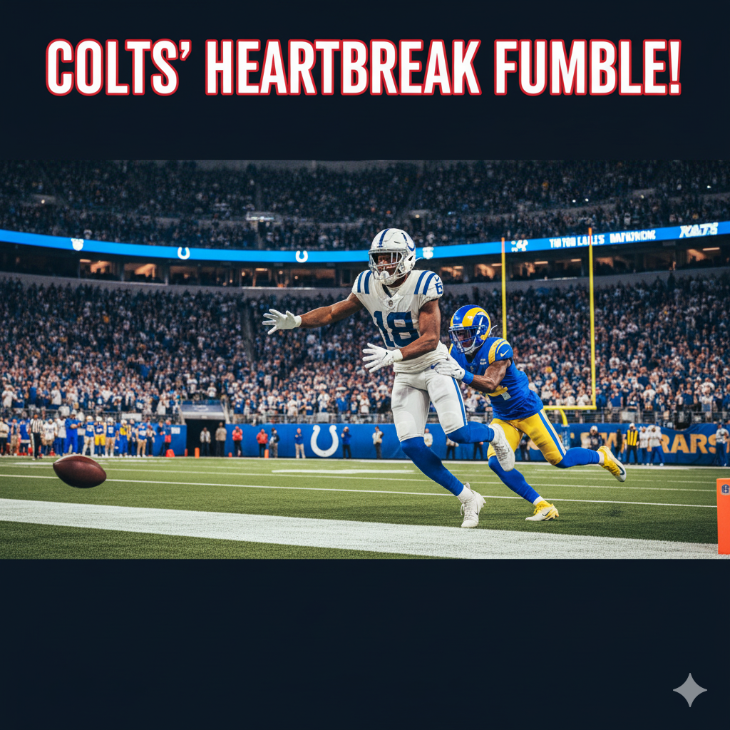 Colts' Crushing Collapse: Adonai Mitchell's Fumble Gifts Rams Epic Comeback Win!