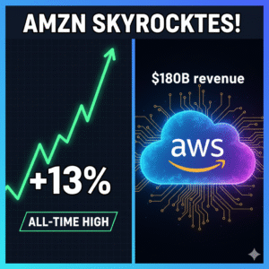 AMZN Stock Explodes 13% to Record High After Epic Earnings Beat!