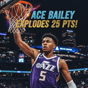 Ace Bailey's 25-Point Explosion Jazz's Rookie Ignites NBA Dreams!