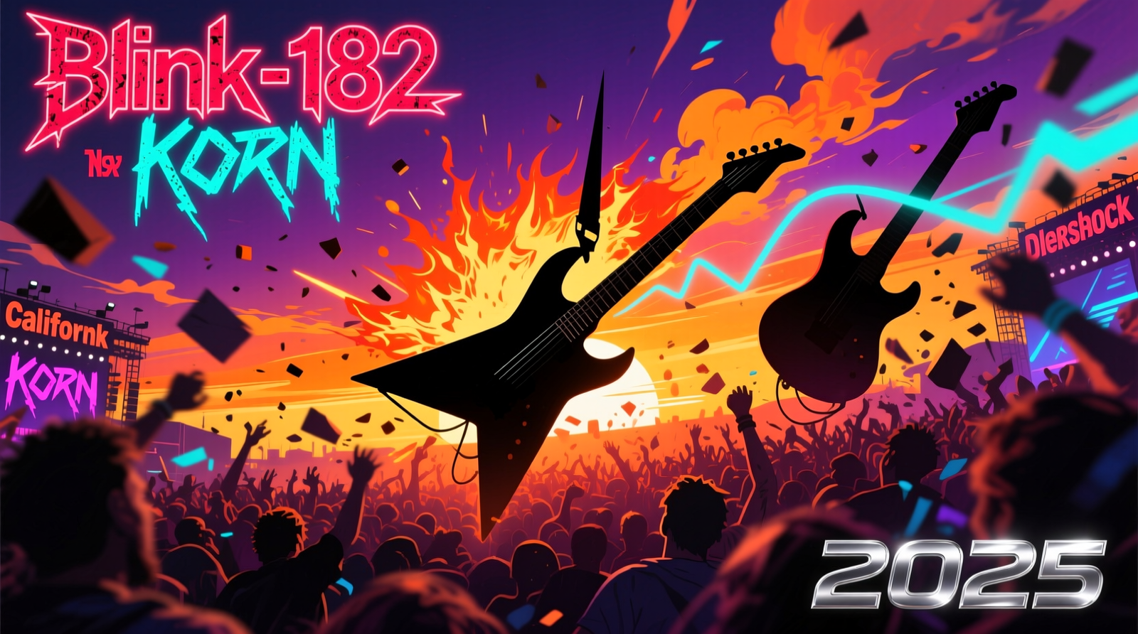 Aftershock 2025 Lineup Drops Blink-182, Korn Headline Epic Rockquake!