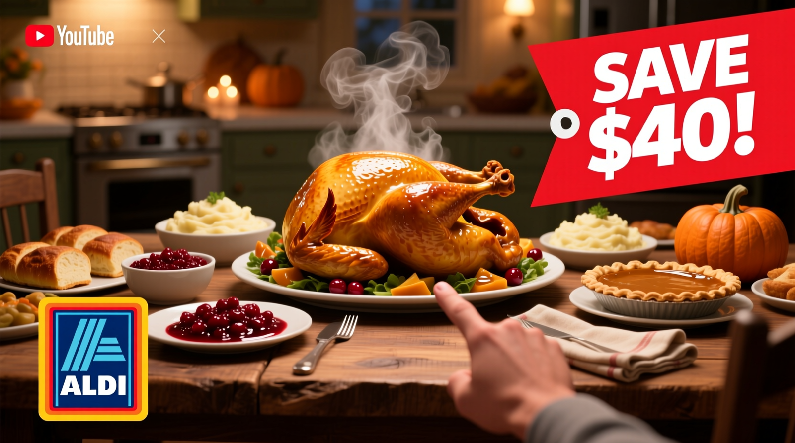 Aldi's $40 Thanksgiving Feast for 10 Unbelievable Savings!