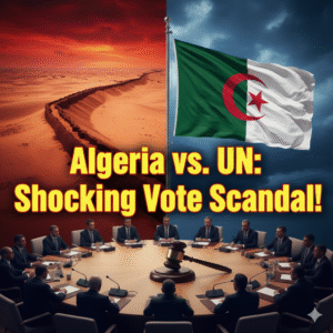 Algeria Fires Back UAE and France Accused of Rigging UN Vote on Western Sahara!
