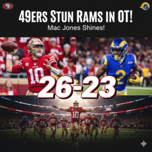 Heart-Stopping OT Thriller 49ers Edge Rams 26-23 in Epic TNF Clash!