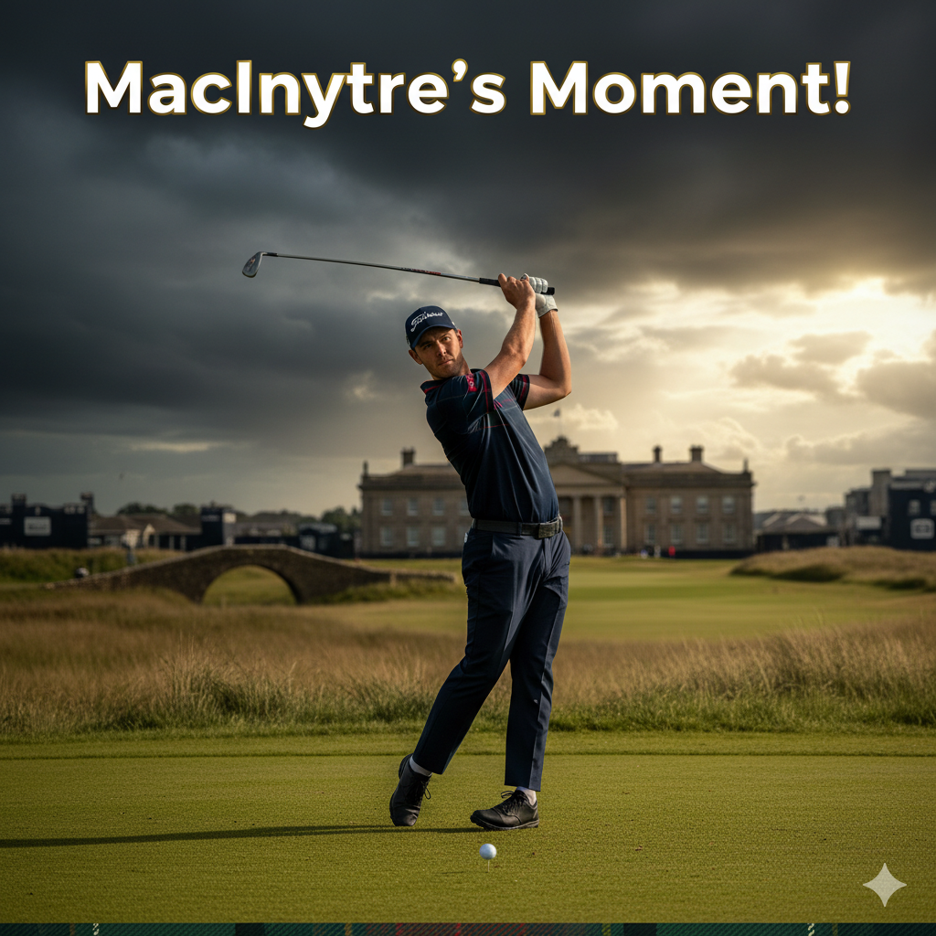 Scottish Sensation on Brink MacIntyre Eyes Historic Win at Dunhill Links Today!