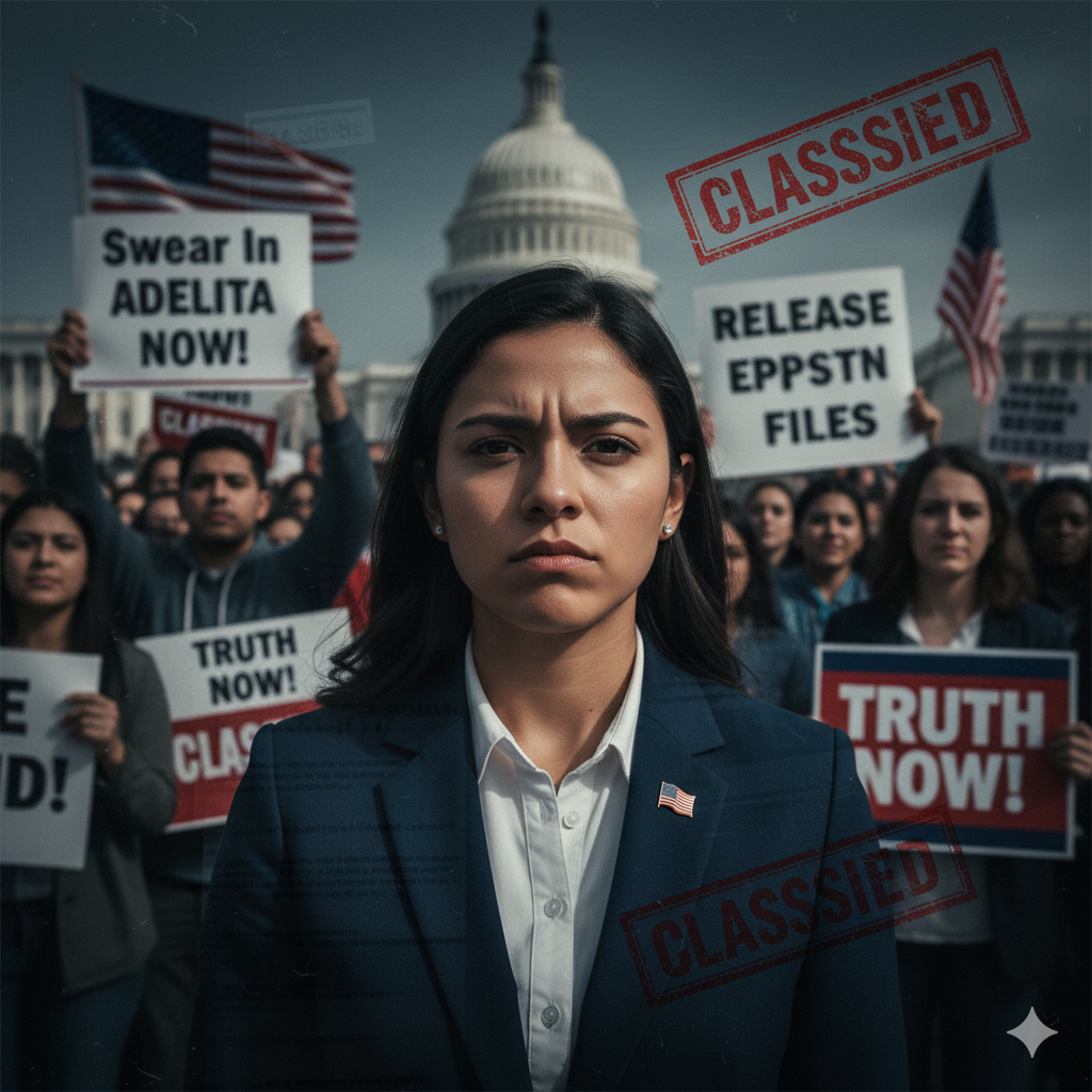 Why Won't Congress Swear In Adelita Grijalva Epstein Files at Stake!