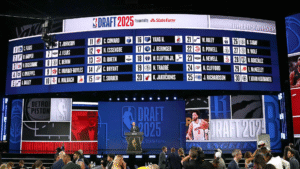 The 2025 NBA Draft board lit up with future stars.
