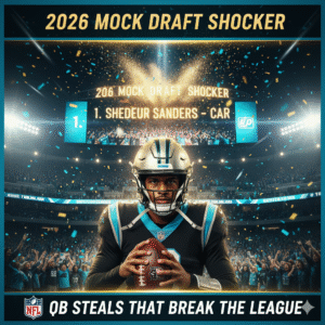 2026 NFL Mock Draft Jaw-Dropping QB Steals That Could Redefine the League