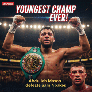 21-Year-Old Prodigy Abdullah Mason Conquers Noakes in Bloody WBO Thriller!