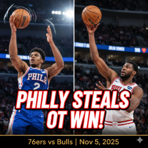 76ers Edge Bulls in Heart-Stopping OT Thriller: Philly's Comeback Stuns Chicago!