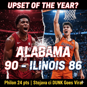 Alabama Edges Illinois in Nail-Biting Thriller Philon's 24 Points Seal Epic Upset!