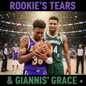 Lakers Rookie's Tearful Debut Giannis' Epic Gesture Seals Emotional Night!
