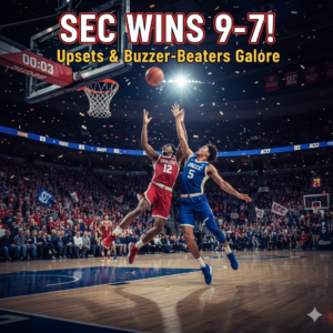 SEC Edges ACC in Nail-Biting 2025 Challenge – Upsets Galore!