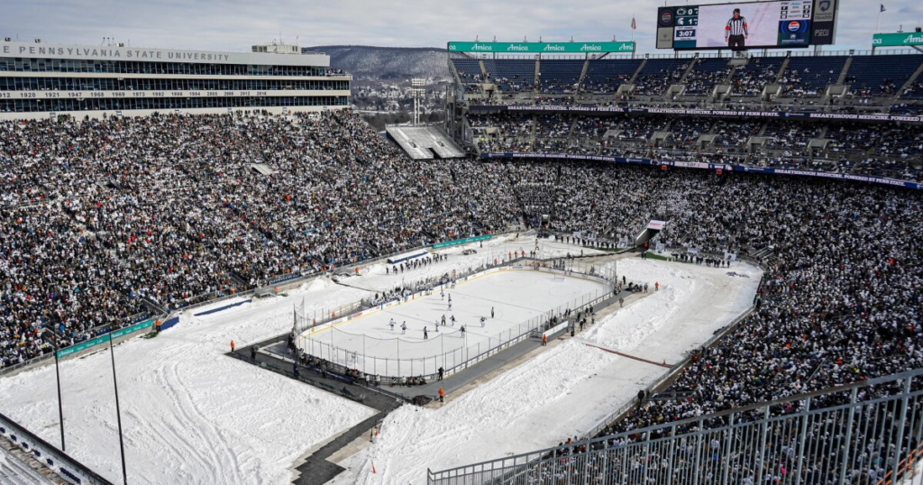 Penn State men's hockey hits record-breaking attendance in first 