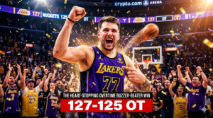 Luka’s Buzzer-Beater Heart-Stopper: Lakers Edge Nuggets 127-125 in OT Thriller