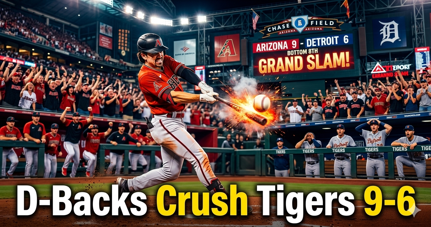 Tigers vs Diamondbacks Tonight D-Backs Crush Detroit 9-6 – Can Tigers Bounce Back