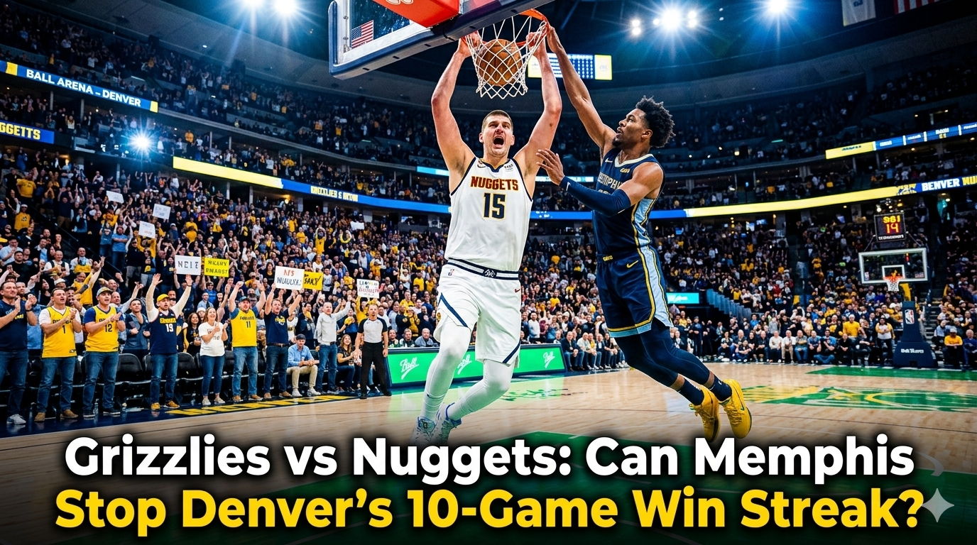 Grizzlies vs Nuggets Can Memphis Pull Off Another Upset as Denver Chases 10 Straight Wins
