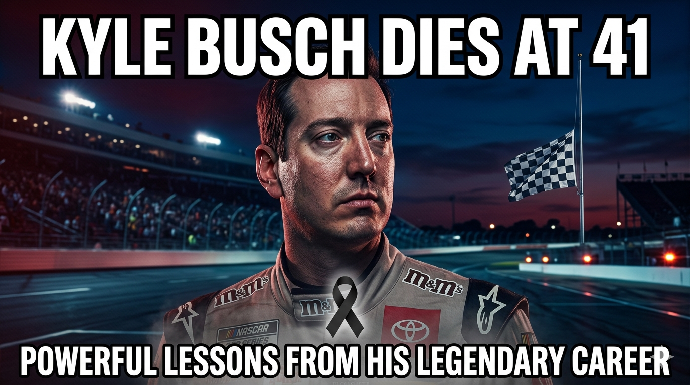 Kyle Busch Dies at 41 7 Powerful Lessons from His Record-Breaking NASCAR Career
